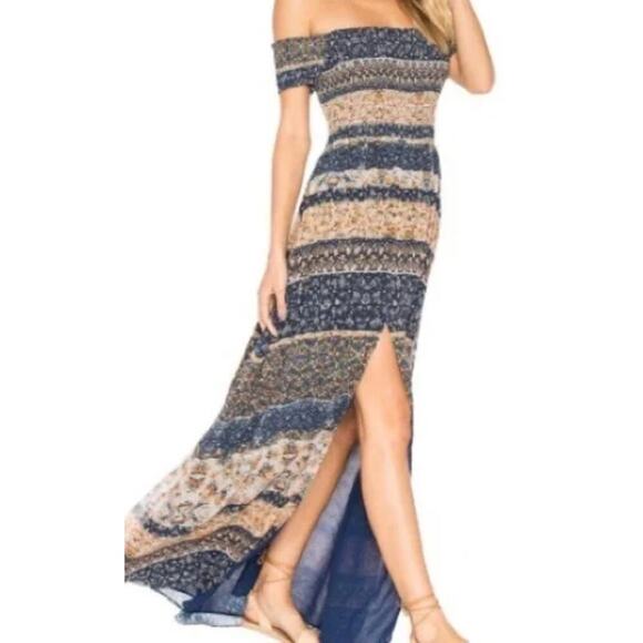 Tularosa HENDERSON Maxi Off Shoulder Dress Size Large - Picture 9 of 9